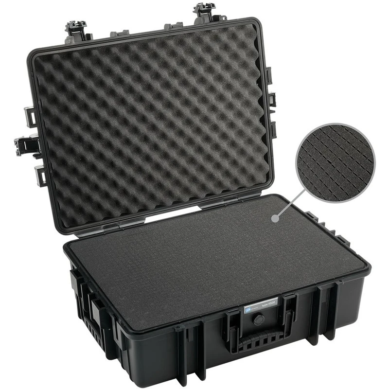 B&W B+W Type 6500 Case, Black/foam Lined 2 B&W B+W Type 6500 Case, Black/foam Lined - Image 2