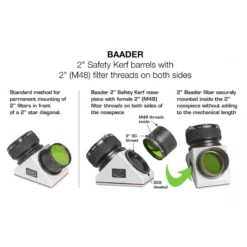 Baader 2'' ClickLock Star Diagonal -Telescope Shop Baader 2 ClickLock star diagonal 2