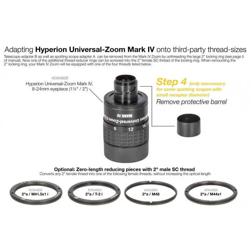 Baader Adapter 2" / M41.5 X 1 Zero-length 5 Baader Adapter 2" / M41.5 X 1 Zero-length - Image 5