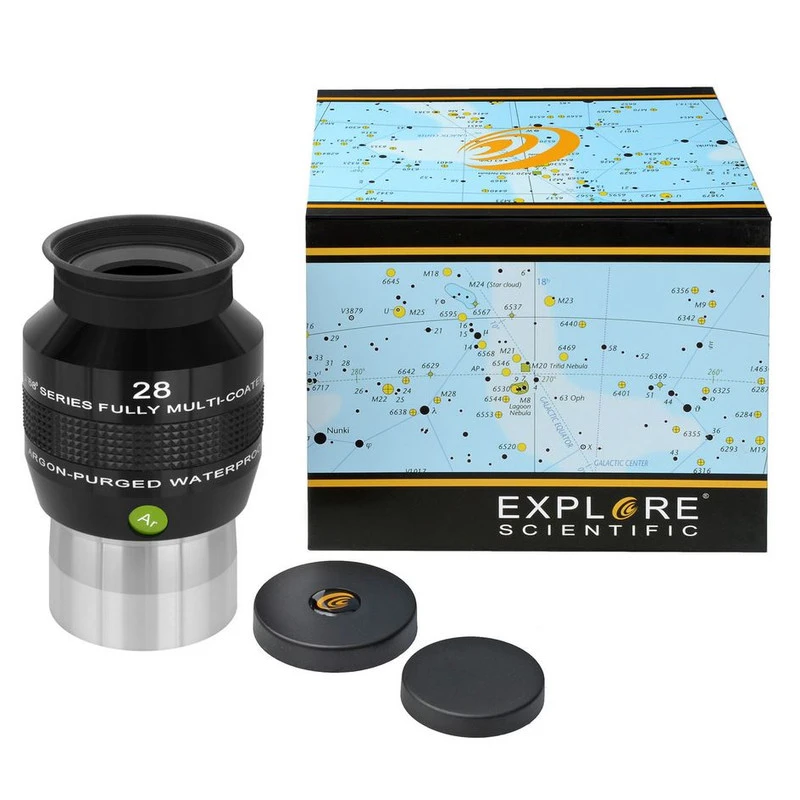 Explore Scientific 2", 68° 28mm Argon Filled Eyepiece 2 Explore Scientific 2", 68° 28mm Argon Filled Eyepiece - Image 2