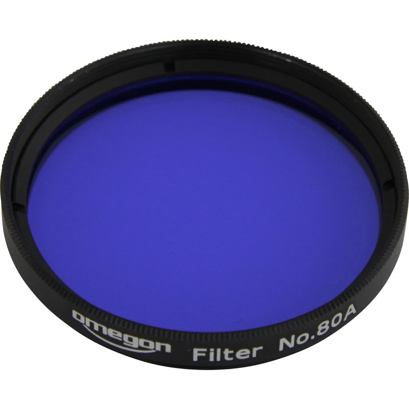 Omegon Filters #80A 2'' Colour Filter, Blue 1 Omegon Filters #80A 2'' Colour Filter, Blue