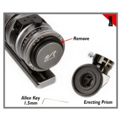 William Optics Diagonal Prism RedCat 90° 1,25" -Telescope Shop William Optics Diagonal prism RedCat 90d 1 25 1 3