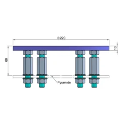 Euro EMC Column P200 Observatory Pier, 80cm Total Height 6 Euro EMC Column P200 Observatory Pier, 80cm Total Height -Telescope Shop euro EMC Column P200 observatory pier 80cm total height 2